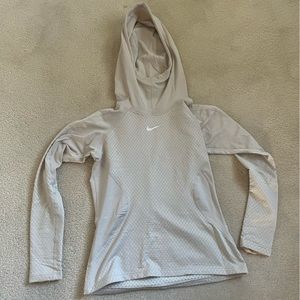 Nike hyper warm mock neck hoodie